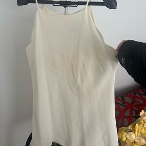 Elegant White Scalloped Dress